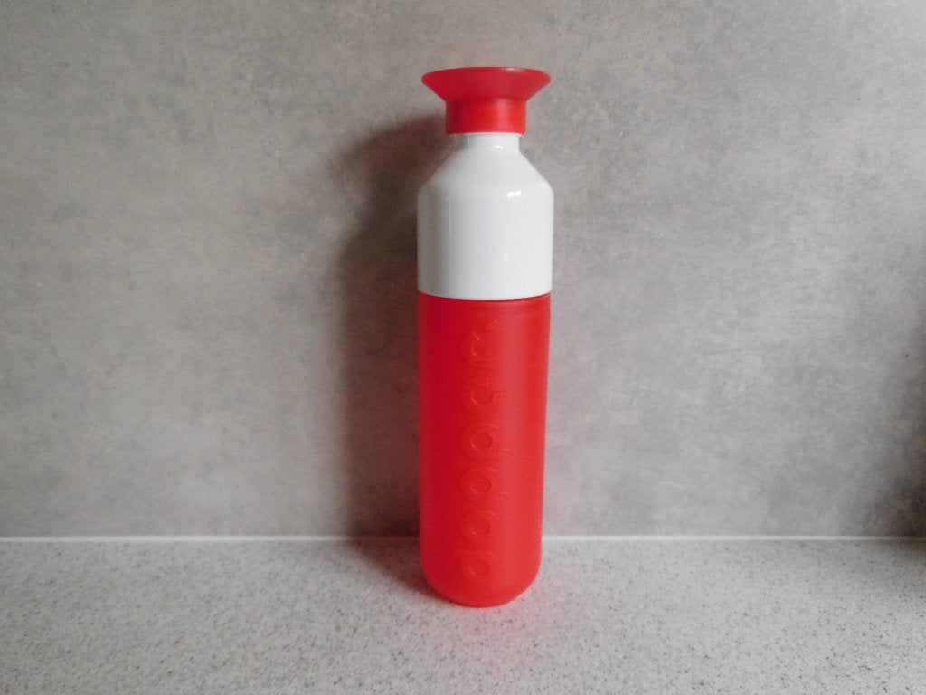 Bidon Drinkfles 490 ml. Dopper Rood, Ophalen of Verzenden, Zo goed als nieuw