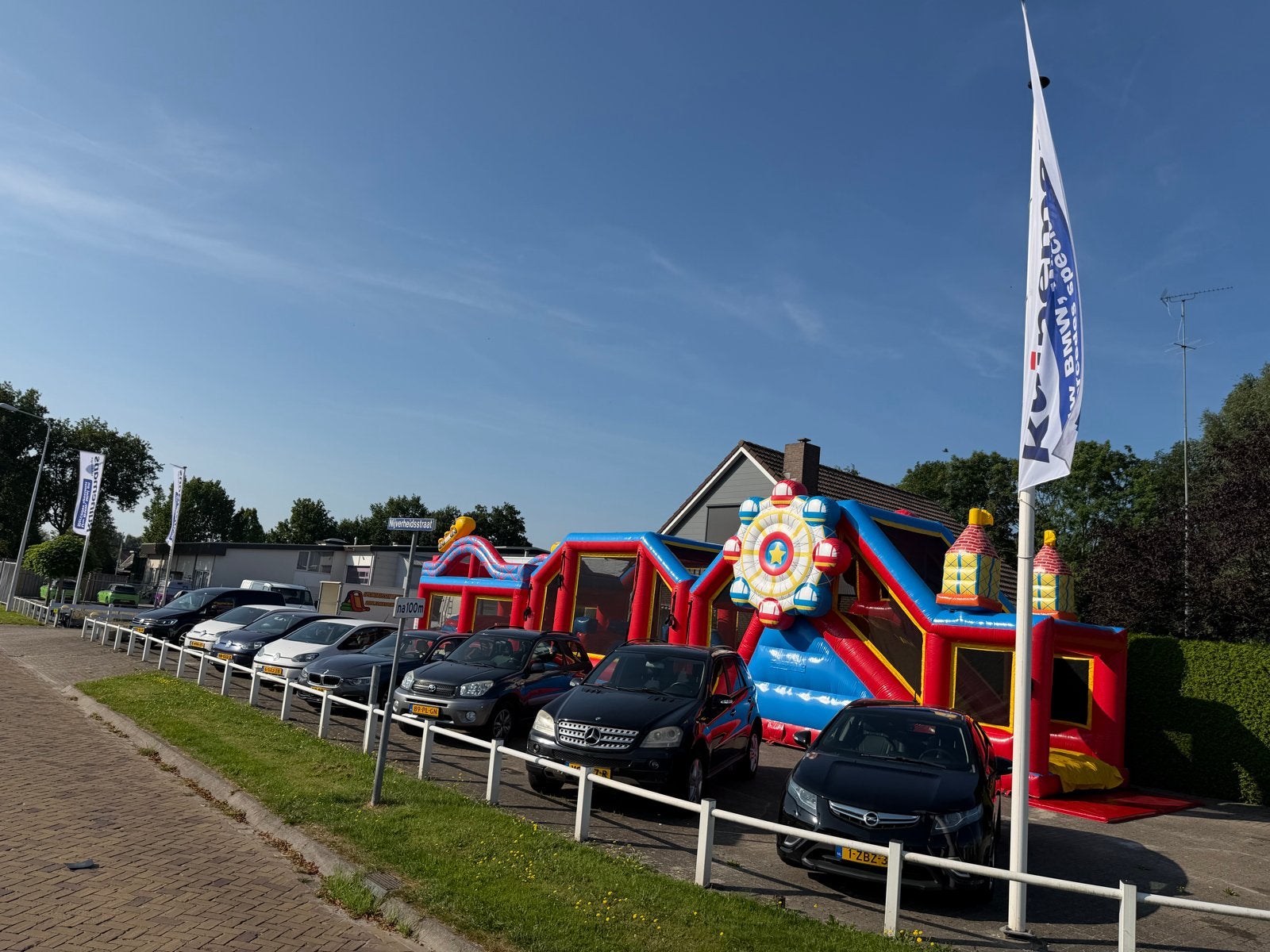 Stormbaan huren voor evenementen en feesten, Ophalen, Gebruikt, Feestartikel, Verjaardag