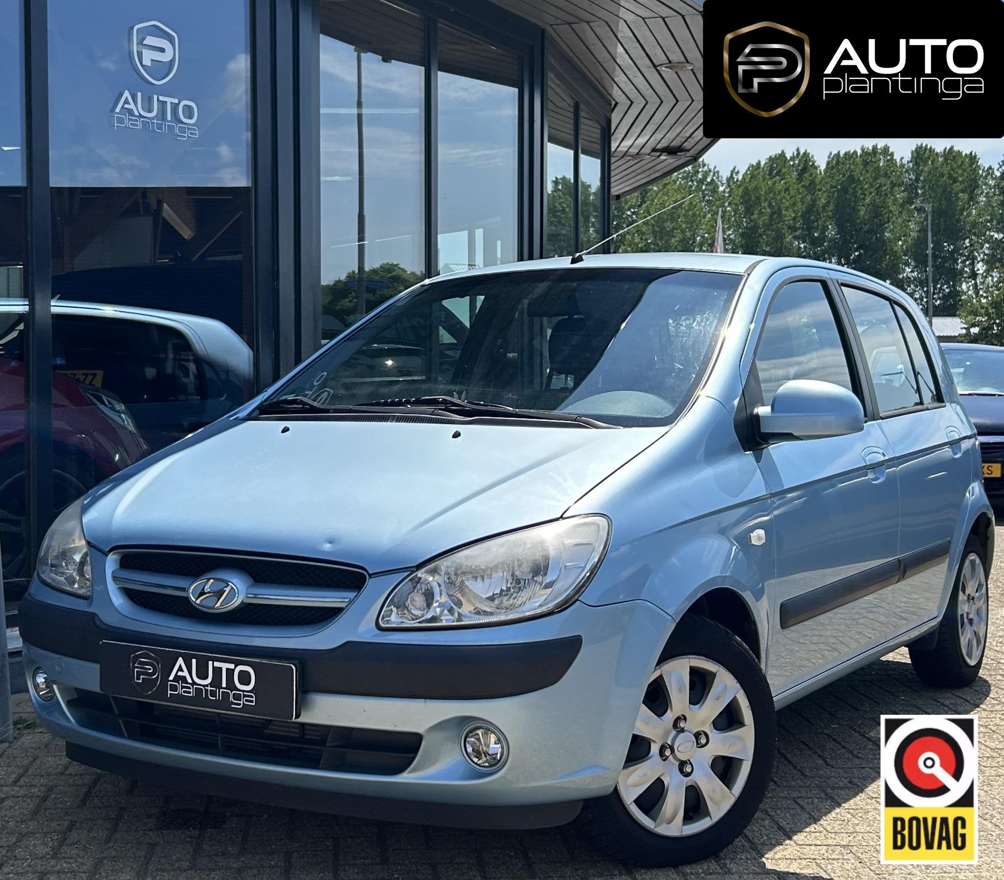 Hyundai Getz 1.4i Active Cool 97PK | Airco | 5 Deurs | NAP |, Auto's, Voorwielaandrijving, 4 cilinders, Blauw, Origineel Nederlands