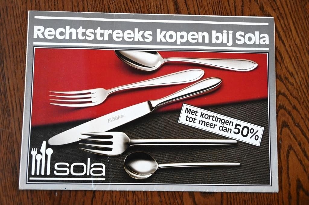 SOLA catalogus / reclame folder, Verzamelen, Ophalen of Verzenden, Zo goed als nieuw, Overige typen