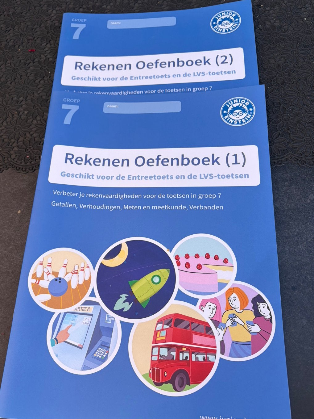 Rekenen oefenboek cito, deel 1 en 2, groep 7, Ophalen of Verzenden, Zo goed als nieuw, Overige niveaus, Nederlands