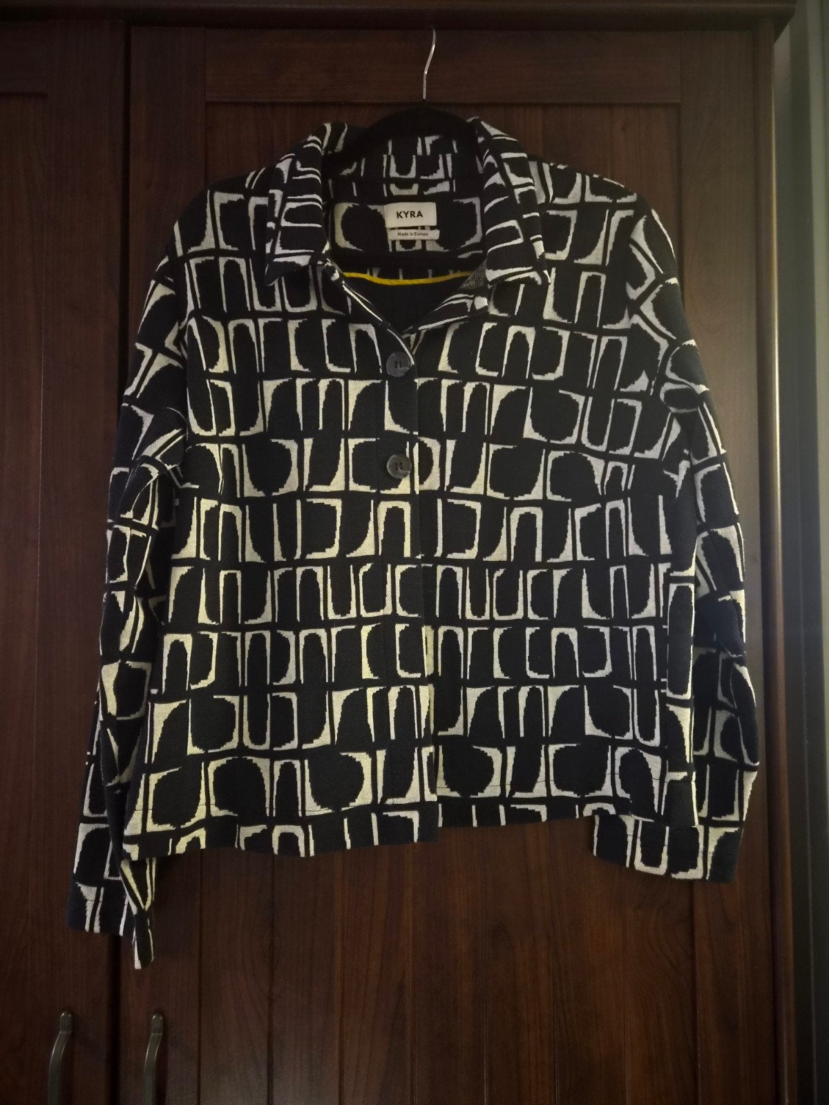 Kyra jasje maat 46, Verzenden, Zo goed als nieuw, Maat 46/48 (XL) of groter, Blauw