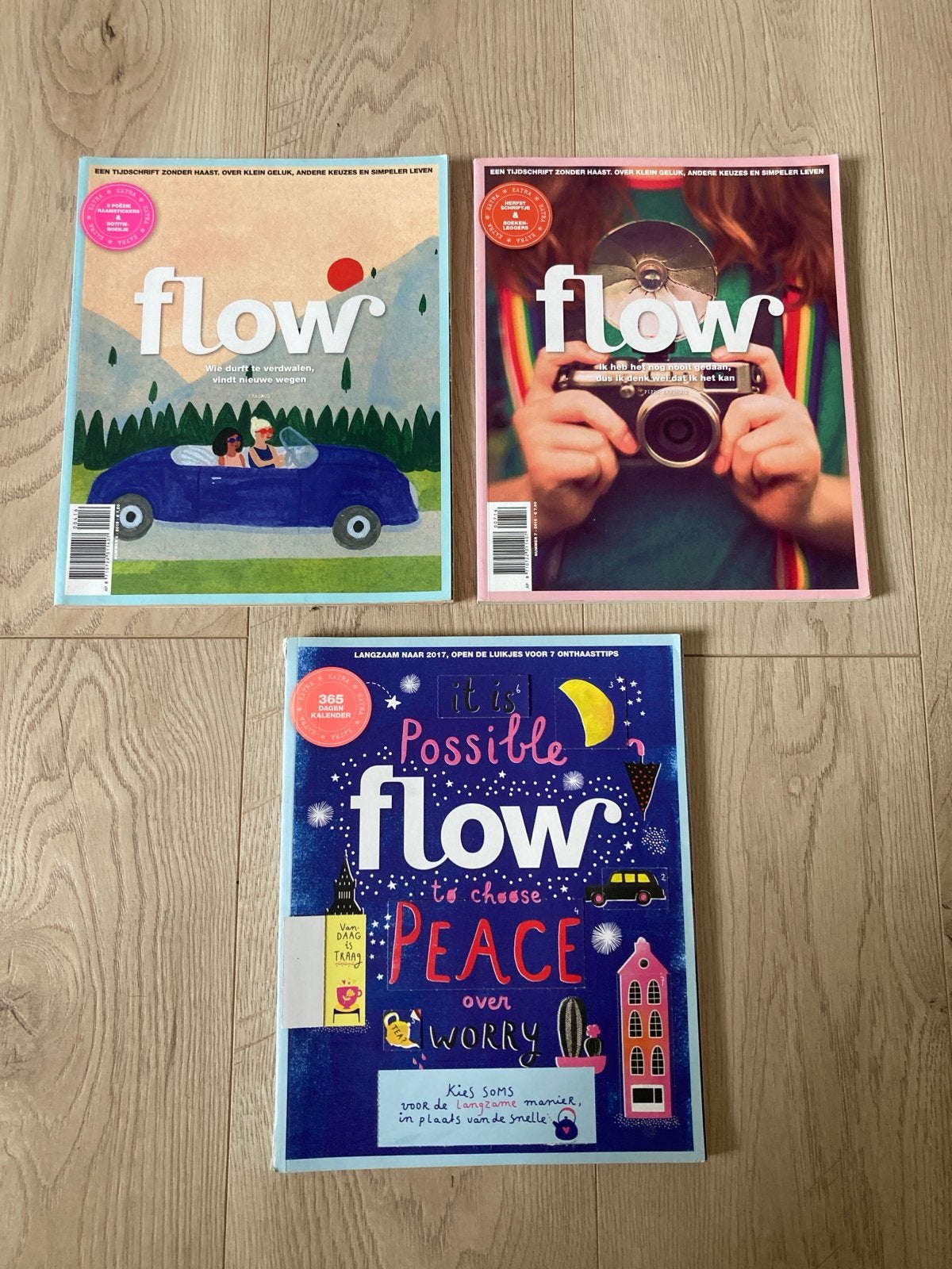 Flow magazine 2016 - Nummers 4, 7 en 8, Boeken, Tijdschriften en Kranten, Ophalen of Verzenden, Gelezen, Damesbladen