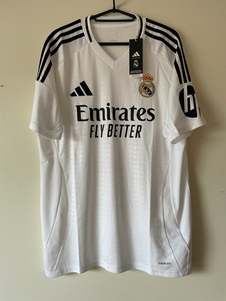 Real Madrid Adidas Voetbalshirt maat L Nieuw, Maat 52/54 (L), Verzenden, Wit, Nieuw