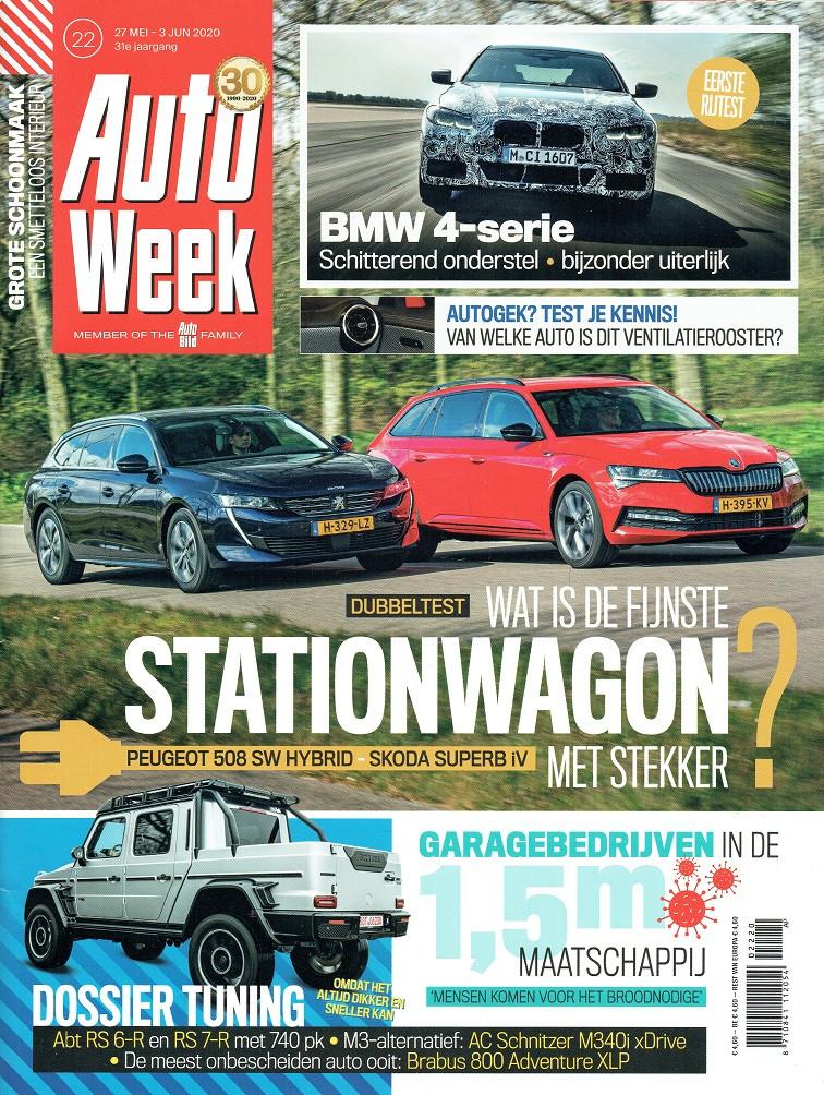 Autoweek 2020 nr. 22 (o.a. Peugeot 508 SW & Skoda Superb), Boeken, Verzenden, Gelezen, Algemeen