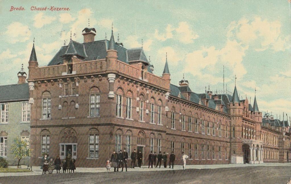 Breda, Chassé-Kazerne, Verzenden, Voor 1920, Gelopen, Noord-Brabant