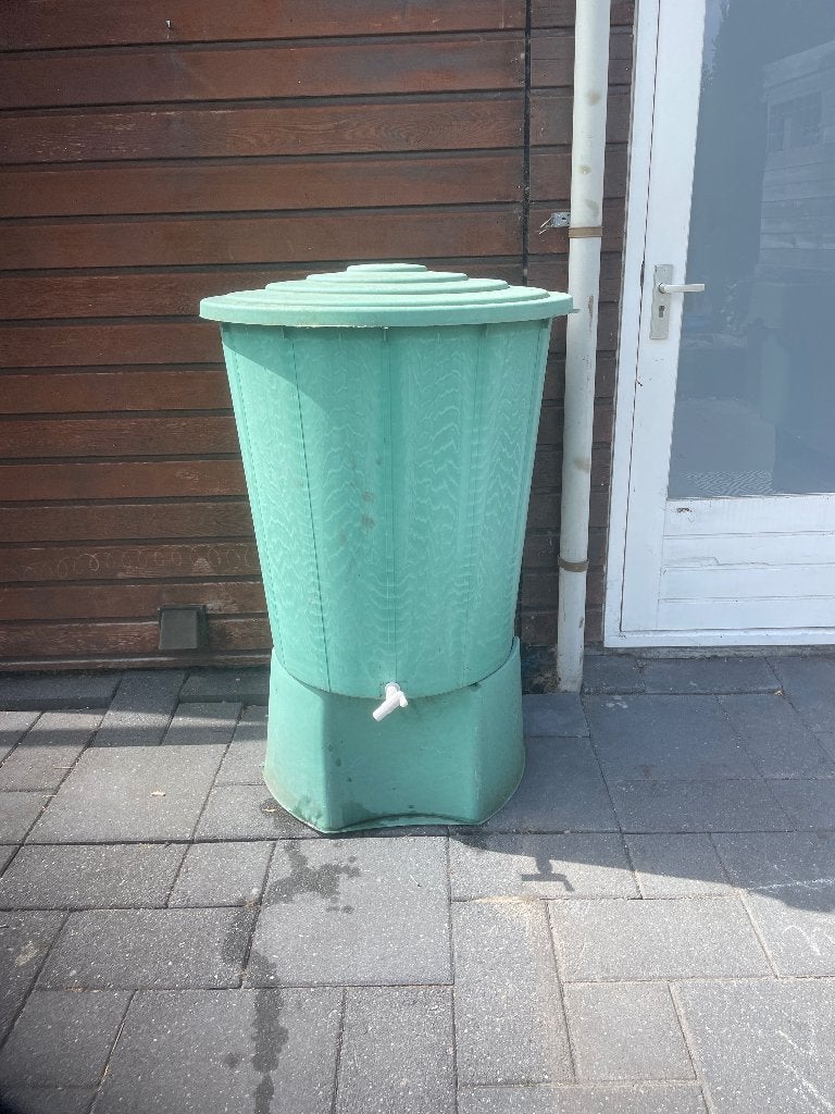 Regenton, Ophalen, Kunststof, Gebruikt, Met kraantje