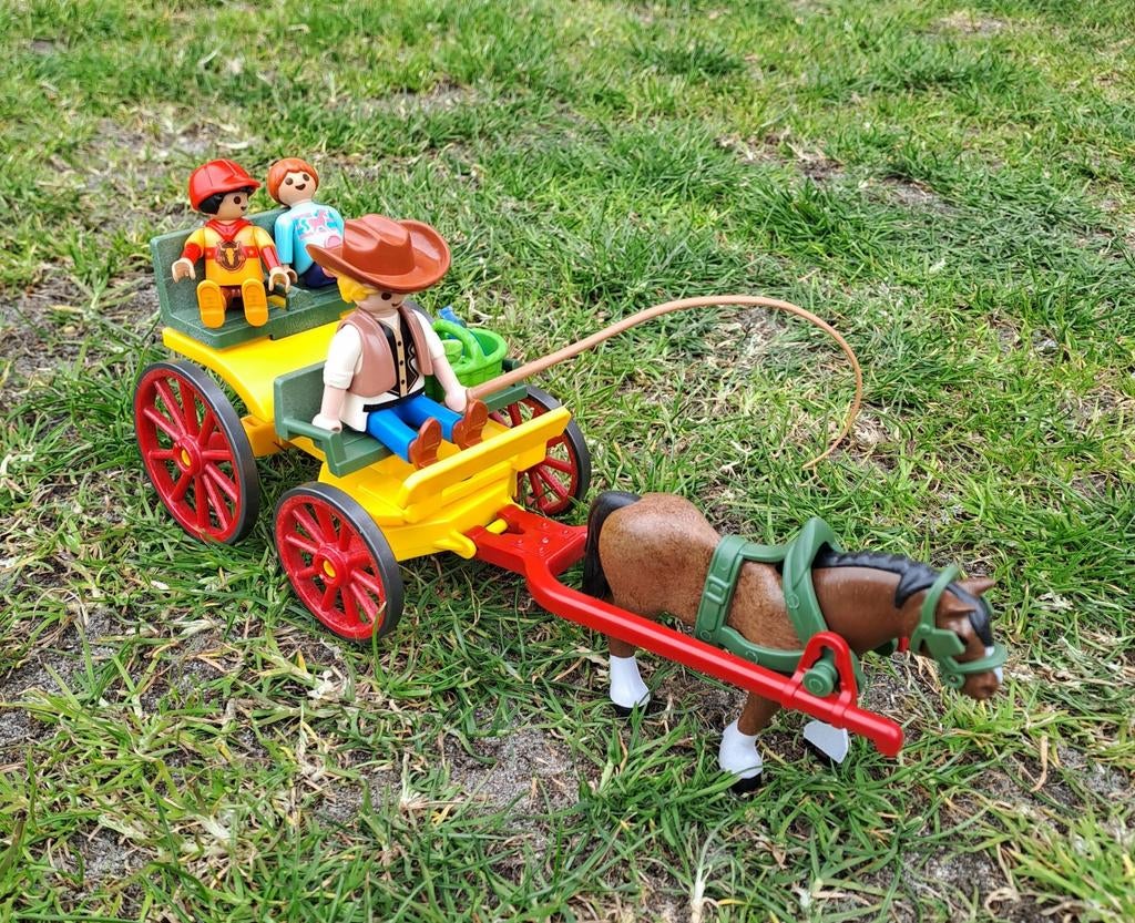 Playmobil 6932 Paard En Kar, Ophalen of Verzenden, Gebruikt