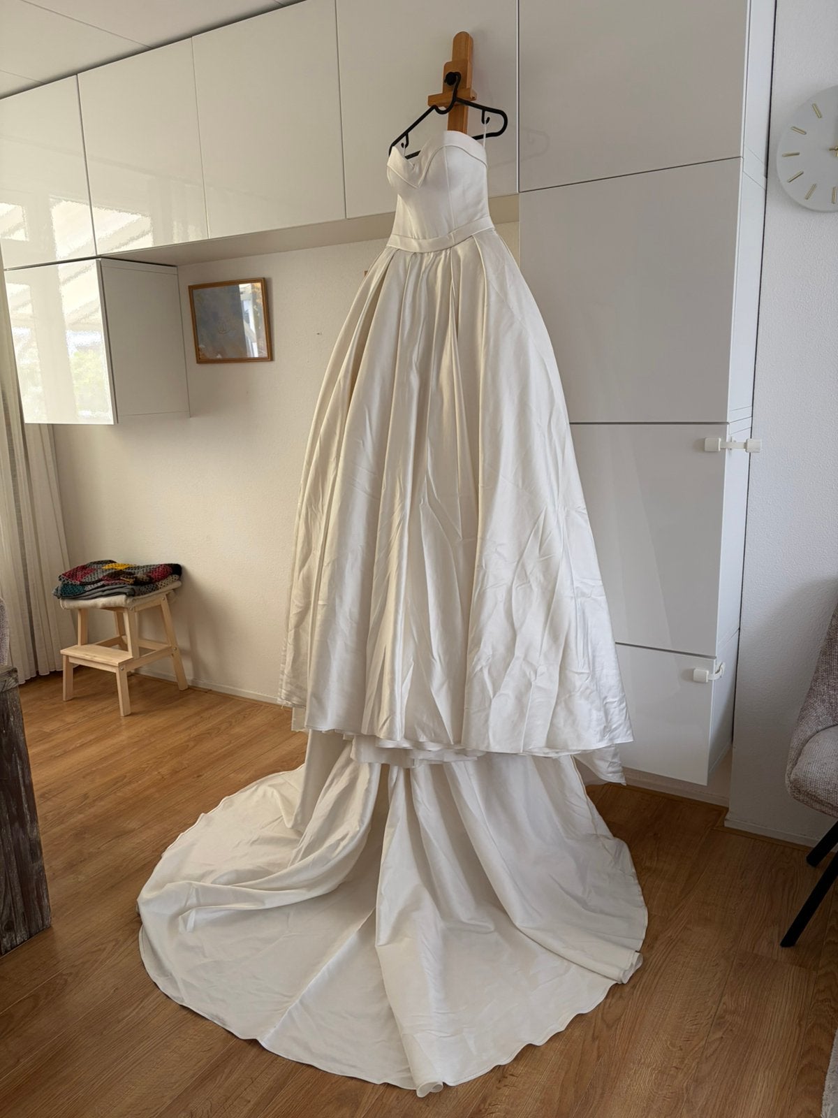 Bruidsjurk van SIMA COUTURE 1 keer gedragen, Kleding | Dames, Ophalen, Zo goed als nieuw, Wit, Trouwjurk
