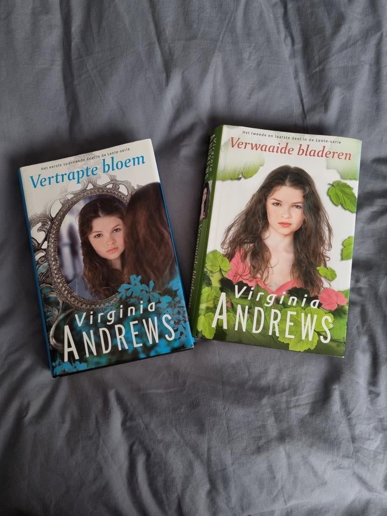 Virginia Andrews vertrapte bloem en verwaaide bladeren, Boeken, Ophalen of Verzenden, Zo goed als nieuw