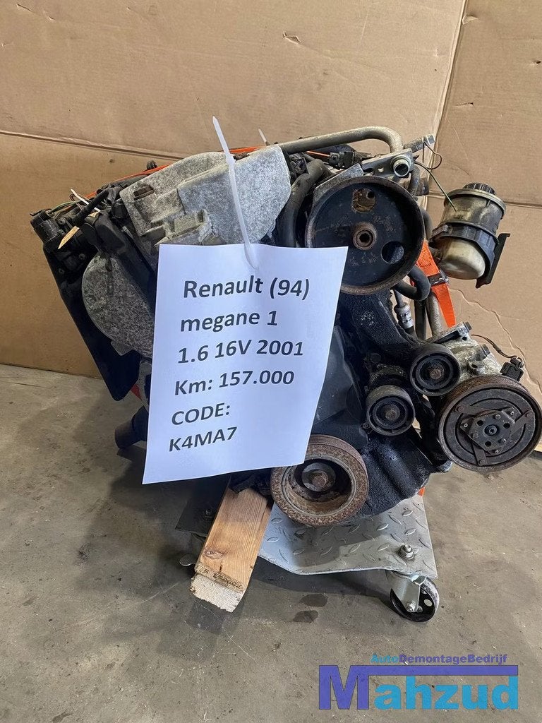 RENAULT MEGANE 1.6 16V MOTORBLOK K4MA7 K4M A7 MOTOR, Renault Group, Gebruikt, Contact.group@renault.com, Renault