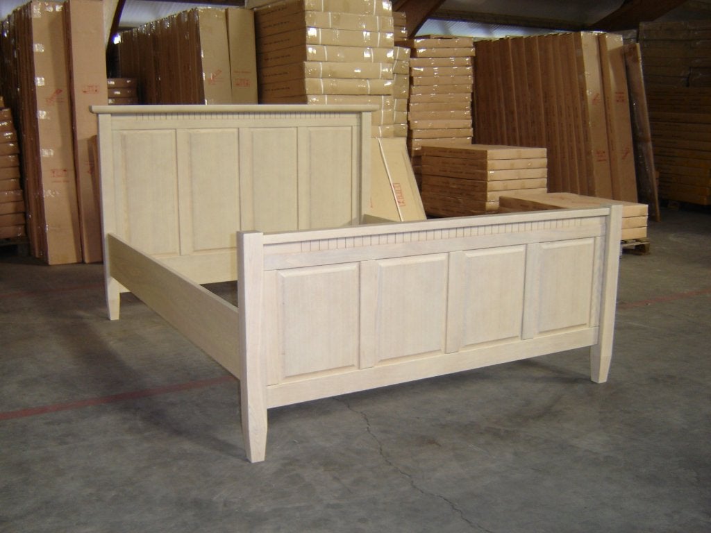 Grandeur 2-persoonsbed - 180x200 - Krijt eiken (AANBIEDING!), Huis en Inrichting, Slaapkamer | Bedden, Niet ingevuld, Niet ingevuld