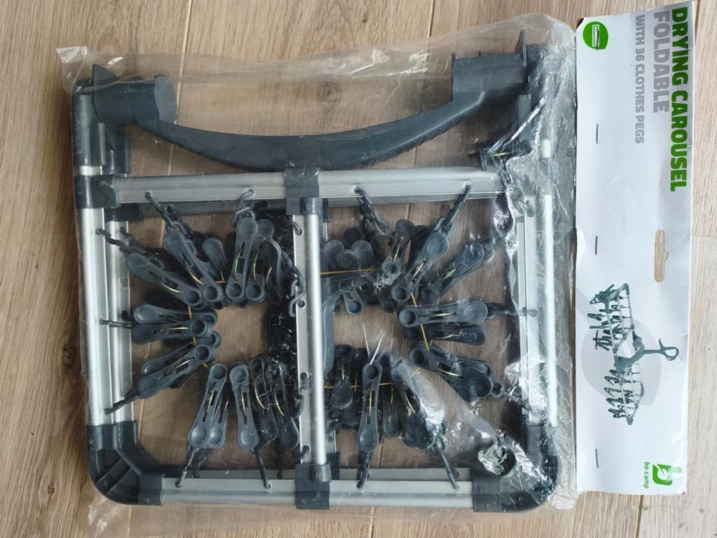 Bo Camp opvouwbaar droogrek aluminium groot, Ophalen of Verzenden, Nieuw