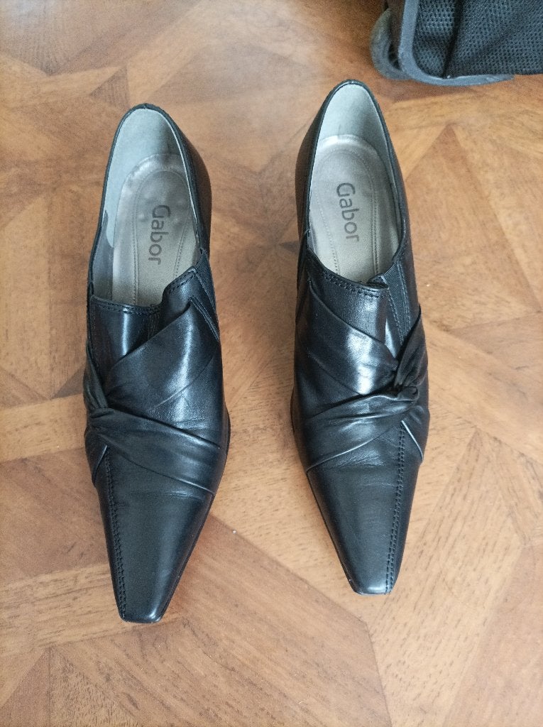 Gabor leren pumps maat 5 zwart maat 38, Pumps, Zwart, Gabor, Ophalen of Verzenden