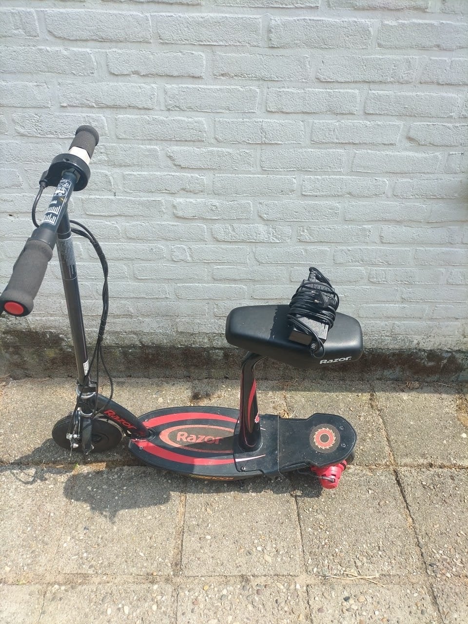 Razor E100 Elektrische Step met Zitje TEAB, Ophalen, Gebruikt, Elektrische step (E-scooter)