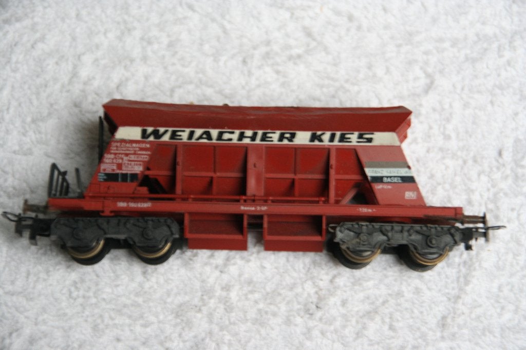Liliput HO 'Weiacher Kies' SBB CFF (7.19), Gebruikt, Gelijkstroom, Wagon, Ophalen of Verzenden