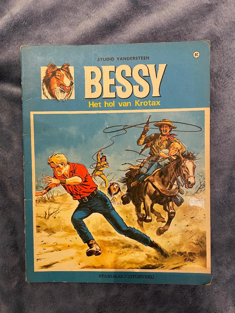 Bessy - Het hol van Krotax Nr. 80, Eén stripboek, Ophalen of Verzenden, Gelezen, Willy Vandersteen