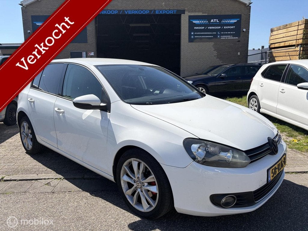 Zeer Nette Volkswagen Golf 6 1.6 TDI Dealer Ondr., Voorwielaandrijving, Euro 5, Gebruikt, 4 cilinders