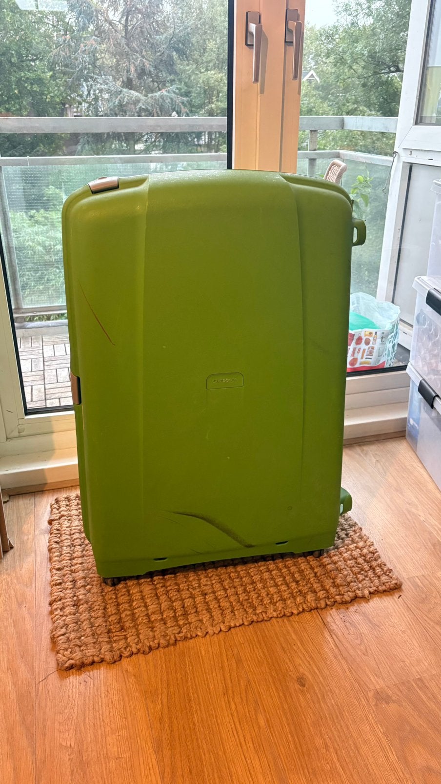 Samsonite koffer 80 x 50 x 30, Sieraden, Tassen en Uiterlijk, Ophalen, Uitschuifbare handgreep, Gebruikt, Hard kunststof