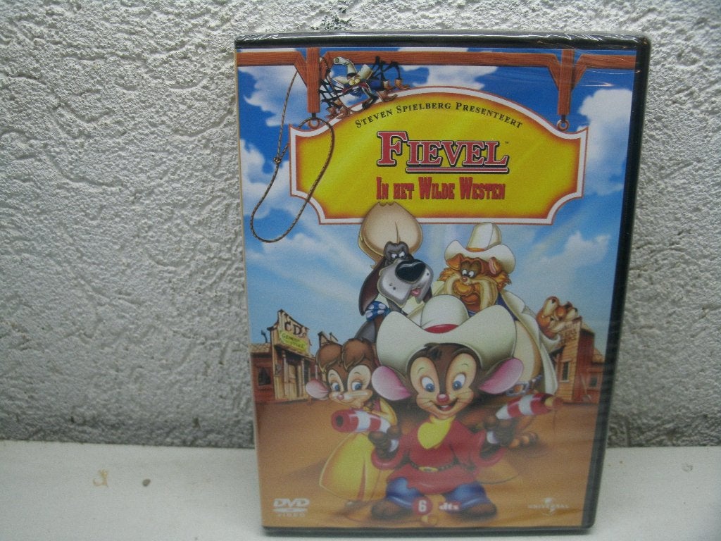dvd 35k fievel in het wilde westen, Alle leeftijden, Ophalen of Verzenden, Zo goed als nieuw