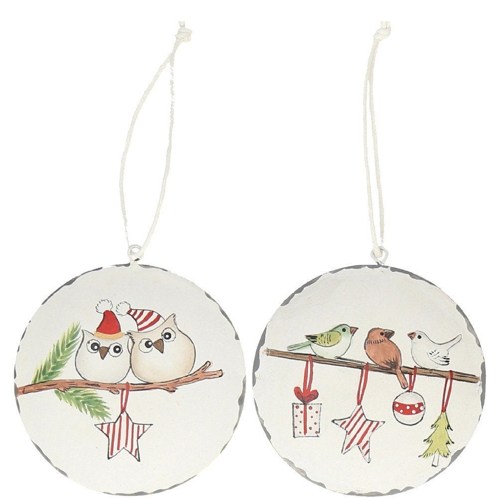 OPRUIMING - WINTERSE METALEN HANGER - UILTJES - NU 3,50, Diversen, Ophalen of Verzenden, Nieuw