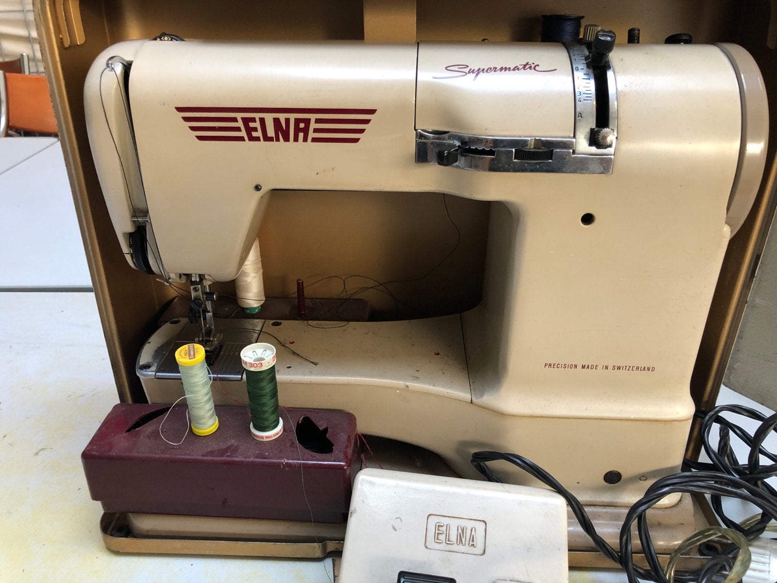 Elna Supermatic Naaimachine - Zwitserse precisie, Ophalen, Gebruikt, Naaimachine, Overige merken