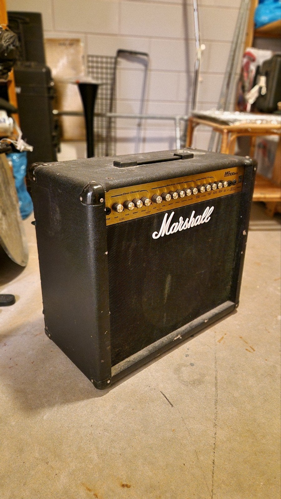 Marshall MG100DFX Combo Versterker met Footswitch, Ophalen, Gebruikt