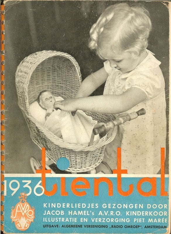 Collectors item: AVRO tiental liedjes 1936 kinderliedjes, Ophalen of Verzenden, Gelezen, Artiest