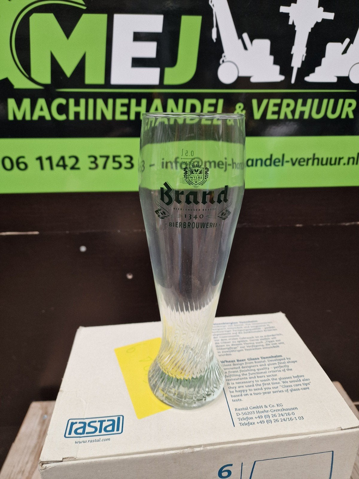 Brand Weizen bierglazen – 0,5L – 6 stuks, Ophalen, Nieuw, Glas of Glazen, Brand