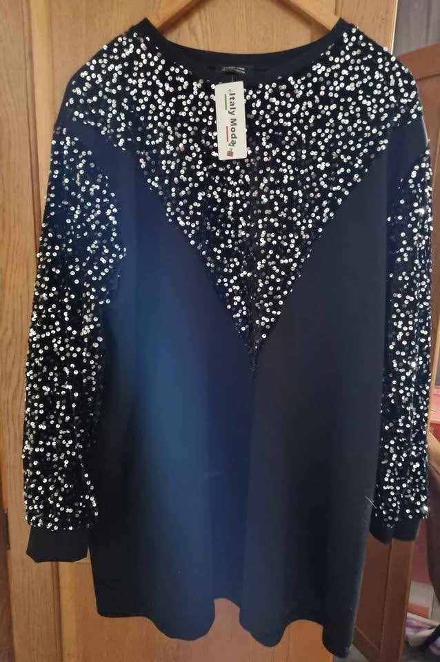 trui met pallets, Ophalen of Verzenden, Nieuw, Maat 46/48 (XL) of groter, Zwart