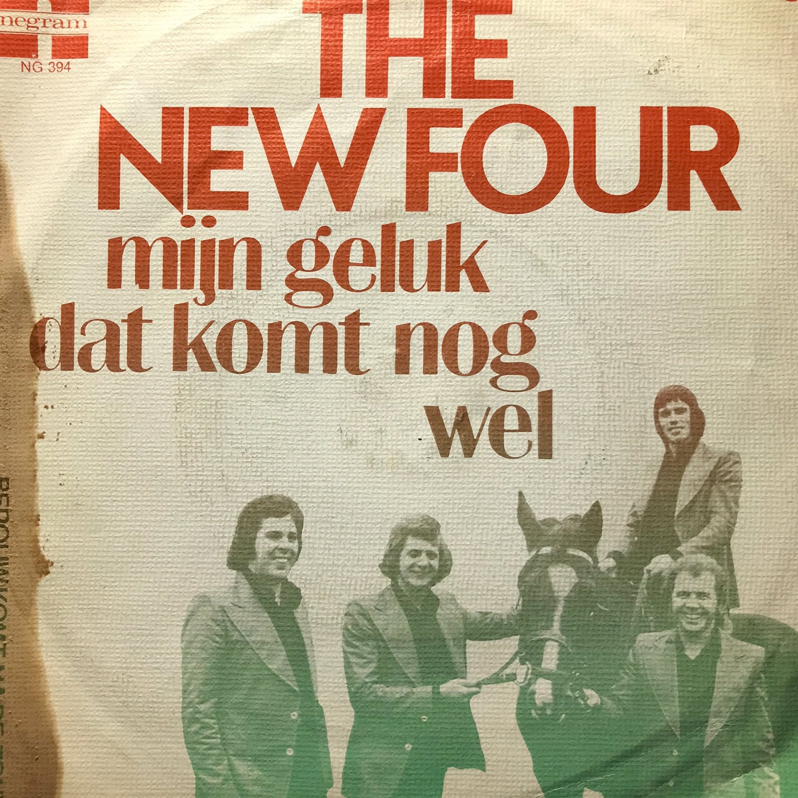 The New Four - Mijn geluk dat komt nog wel, Cd's en Dvd's, Vinyl Singles, Ophalen of Verzenden