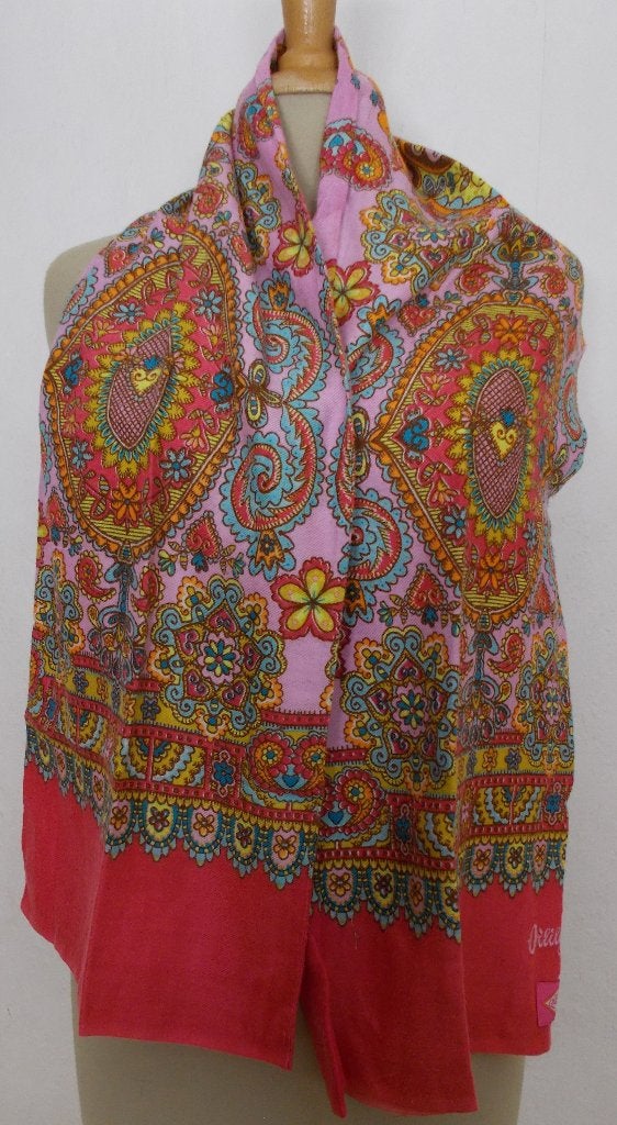 Fleurige paisley print sjaal van Oilily, Verzenden, Zo goed als nieuw, Maat 38/40 (M), Sjaal