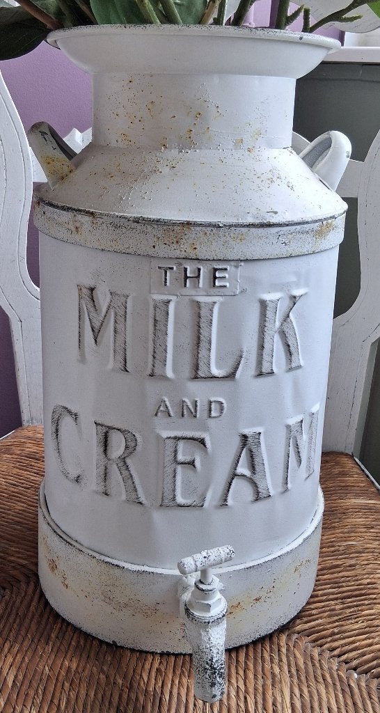 Decoratieve melkbus, Ophalen