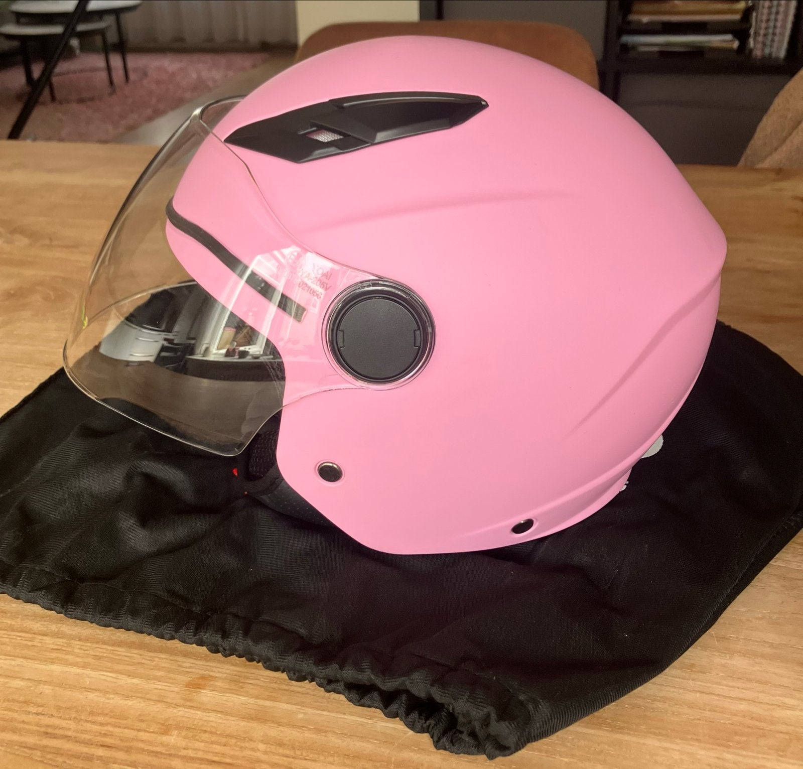 VINZ Magic Kinderhelm - Roze, XXS, Kinderen, Jethelm, Tweedehands