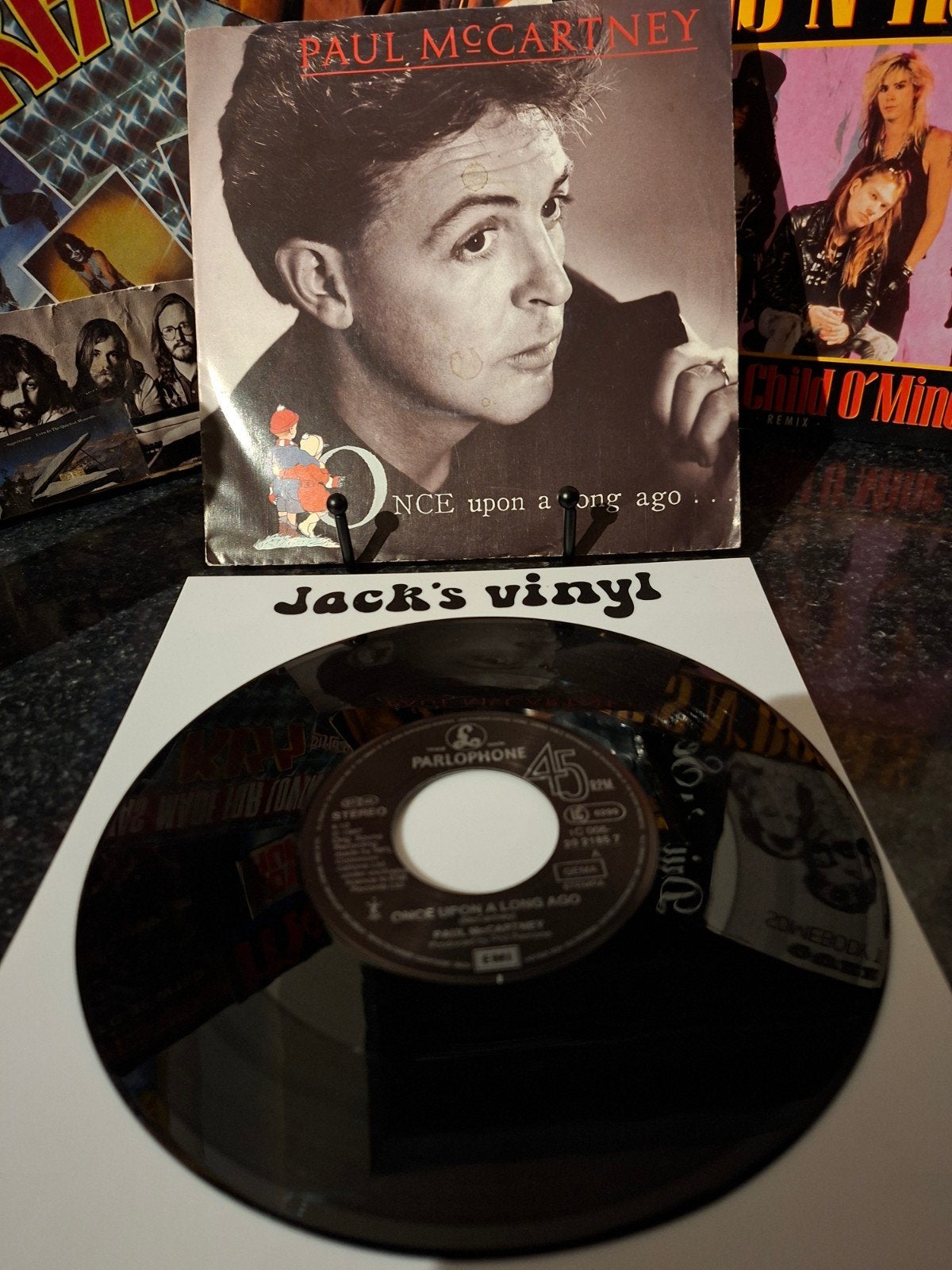 Paul McCartney - Once Upon A Long Ago 7 inch viny 1987, 7 inch, Ophalen of Verzenden, Zo goed als nieuw, Beschermende buitenhoes