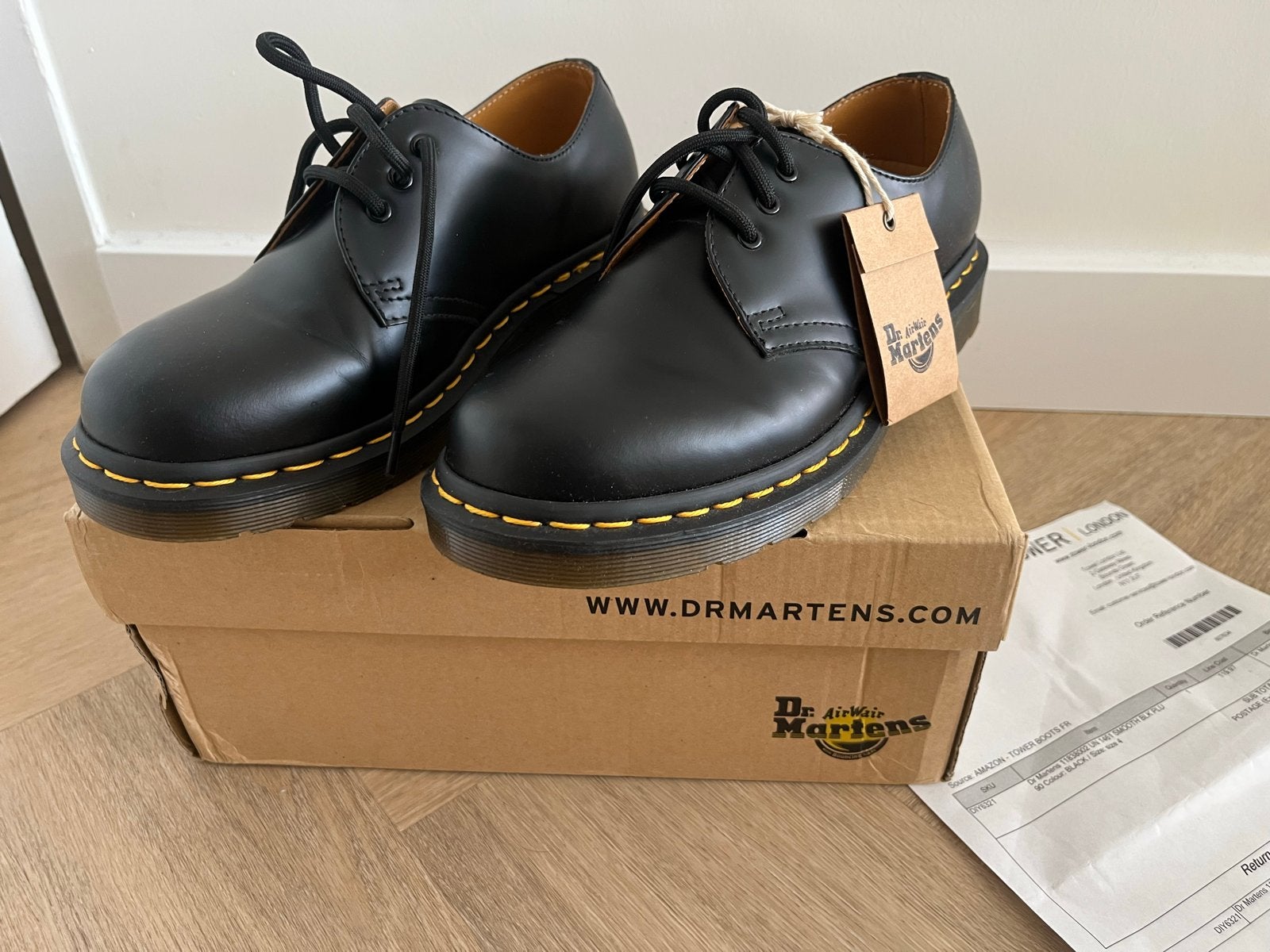 Dr. Martens 1461 Smooth Zwarte Schoenen Maat 37, Ophalen, Nieuw, Zwart, Schoenen met lage hakken