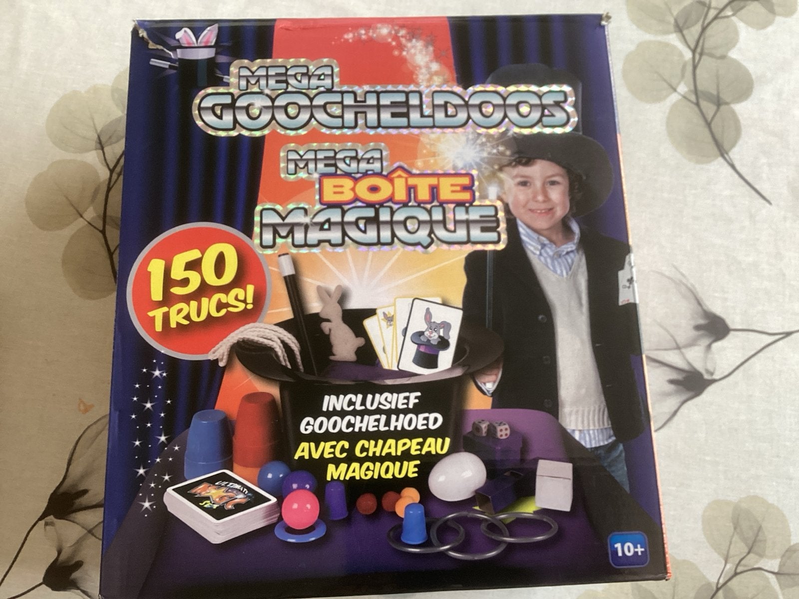 Mega Goocheldoos met 150 trucs en goochelhoed, Ophalen, Gebruikt, Jongen of Meisje
