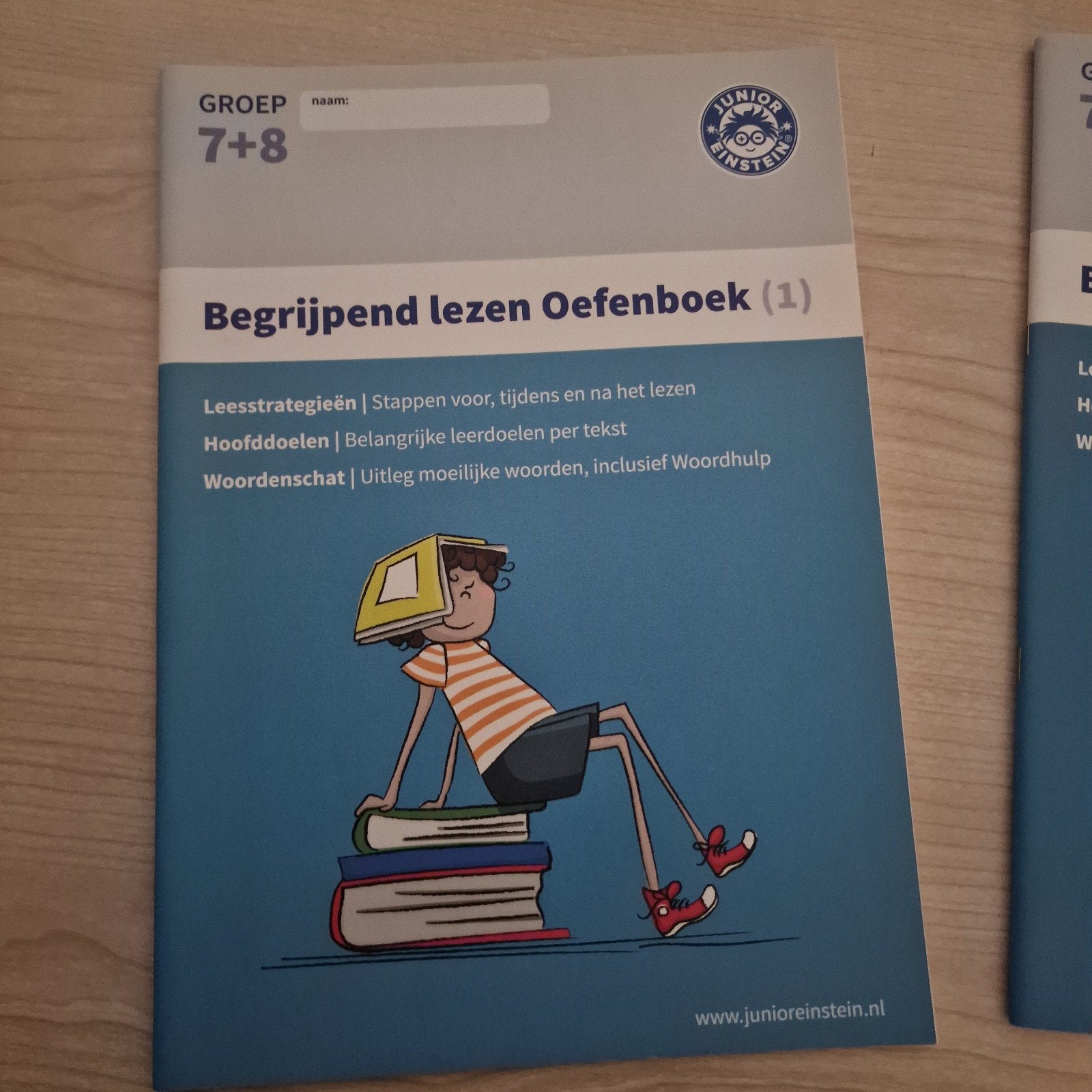 Junior Einstein Begrijpend Lezen Oefenboeken Groep 7+8, Boeken, Junior Einstein, Ophalen of Verzenden, Zo goed als nieuw, Nederlands