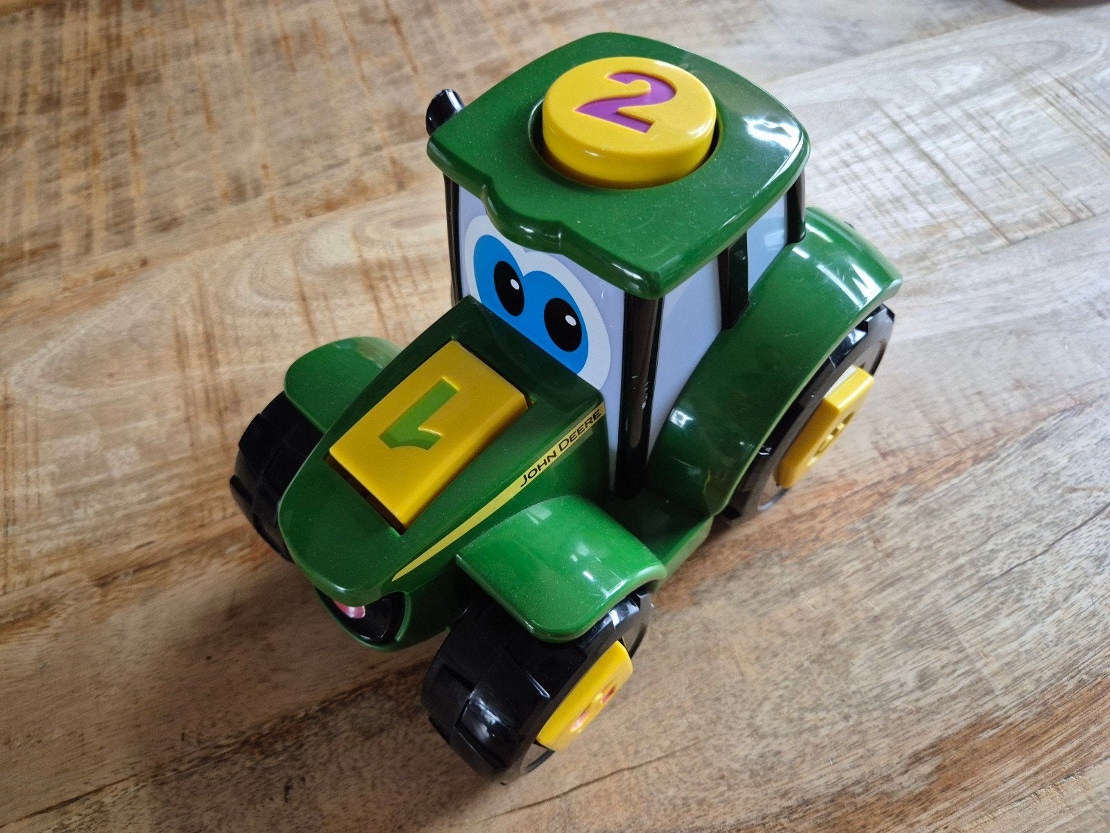 John Deere tractor met vormen en cijfers, Ophalen of Verzenden