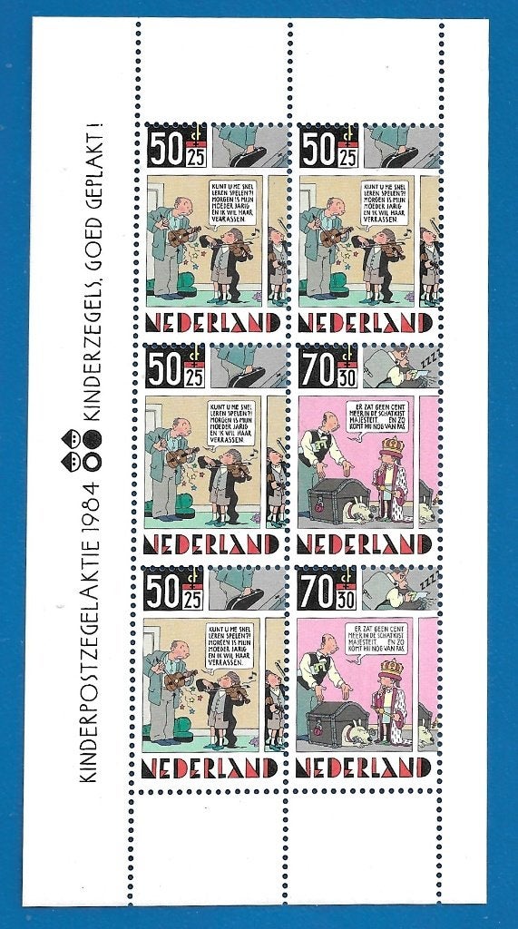 NVPH 1320 Kinderpostzegels 1984 - Kinderzegels goed geplakt!, Postzegels en Munten, Verzenden, Na 1940, Postfris