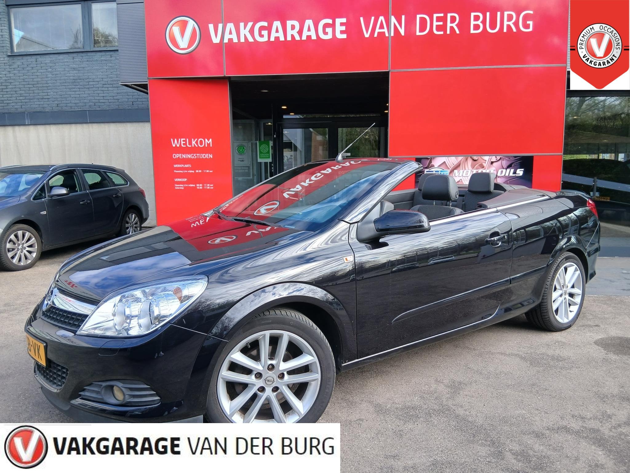 Opel Astra TwinTop 1.8 Enjoy, Stof, Gebruikt, Zwart, 4 cilinders
