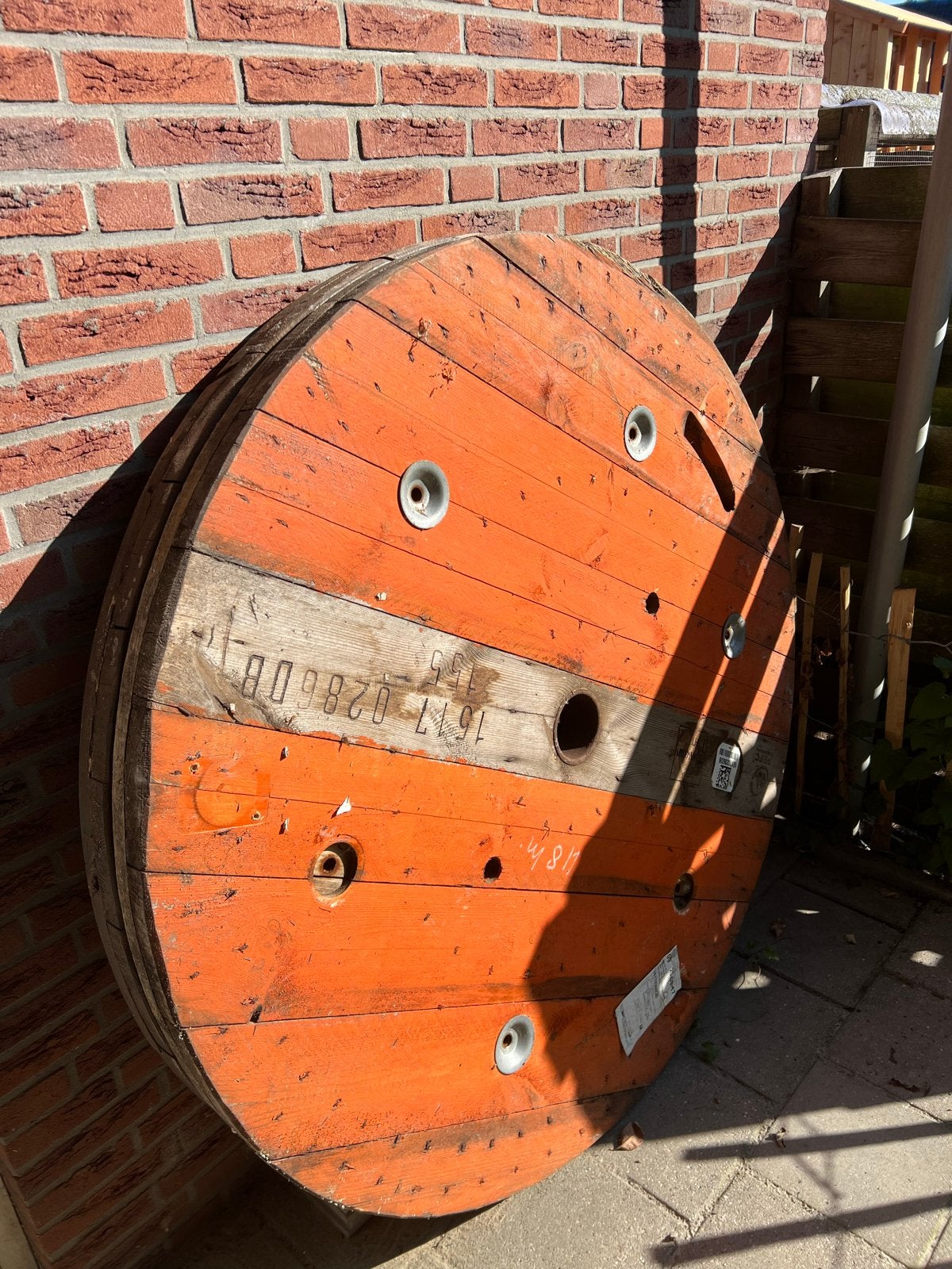 Grote Kabelhaspel (150 cm) blad!  - Ideaal voor Statafel, Doe-het-zelf en Verbouw, Ophalen, Gebruikt