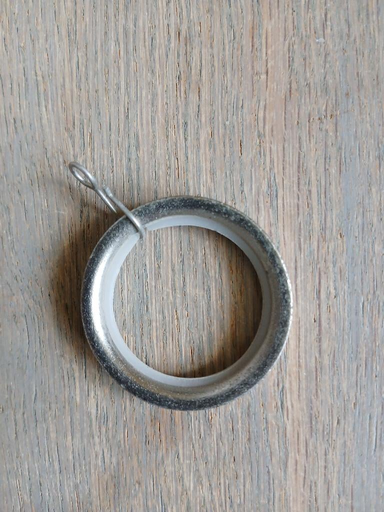 Gordijnringen, rvs doorsnede 25mm, Ophalen, Gebruikt, Minder dan 50 cm, Minder dan 100 cm