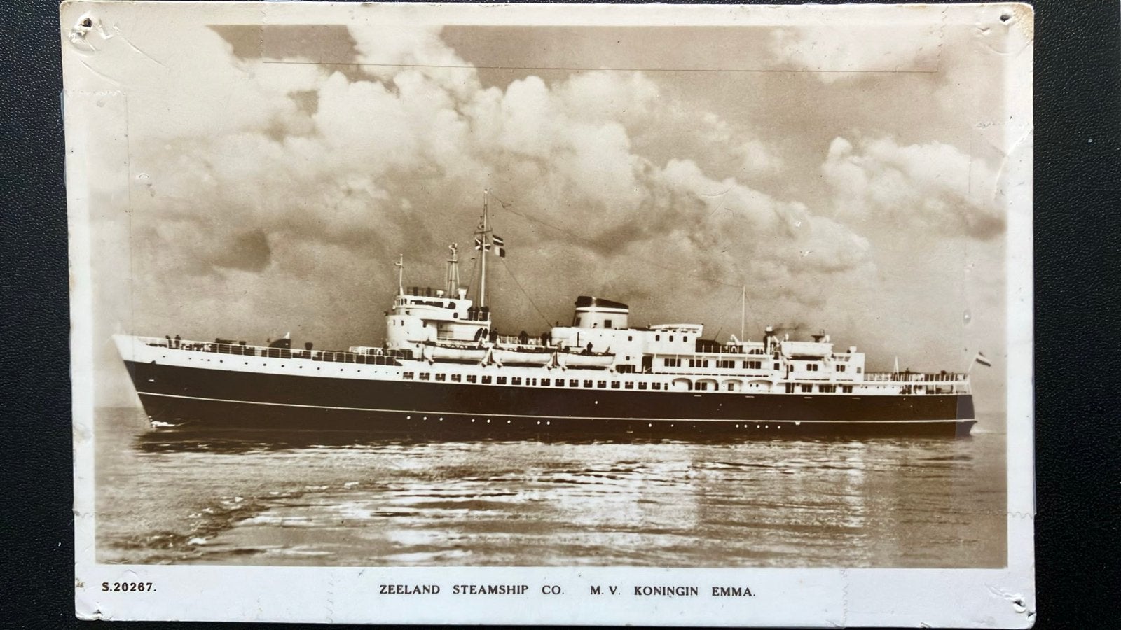 KONINGIN EMMA   1939  Mij Zeeland  Hoek van Holland, Ophalen of Verzenden, 1940 tot 1960