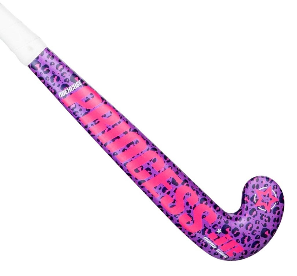Princess Woodcore Junior Leopard Pink/Purple hockeystick 29", Ophalen of Verzenden, Zo goed als nieuw, Stick