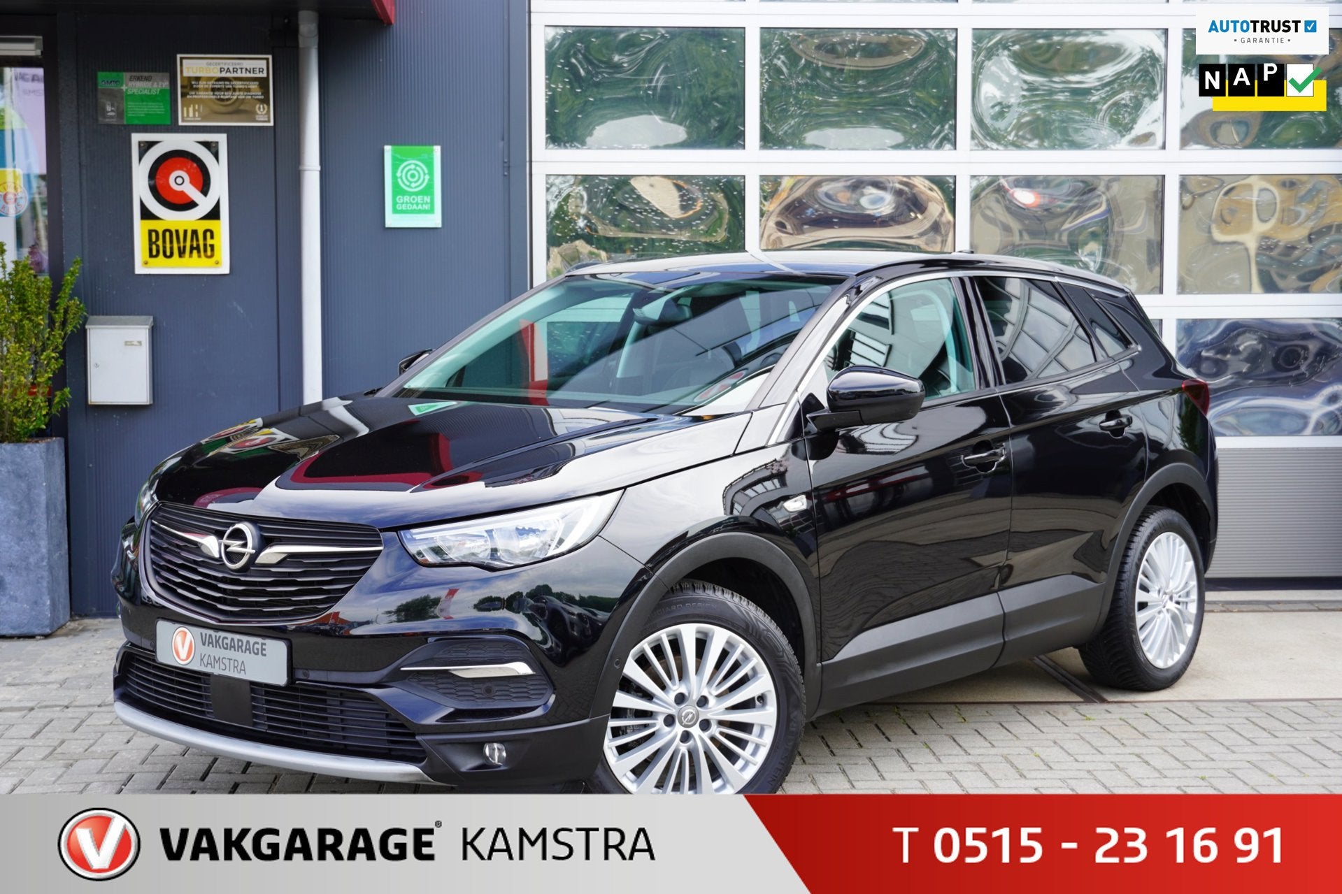 Opel Grandland X Opel Grandland X 2019 | Apple CarPlay & And, Auto's, Voorwielaandrijving, Stof, Gebruikt, 1199 cc