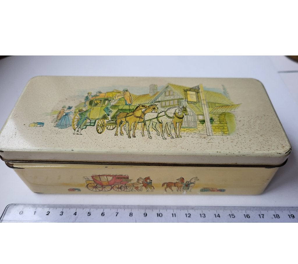 Vintage Thee Blik van Pickwick., Ophalen of Verzenden, Gebruikt, Thee