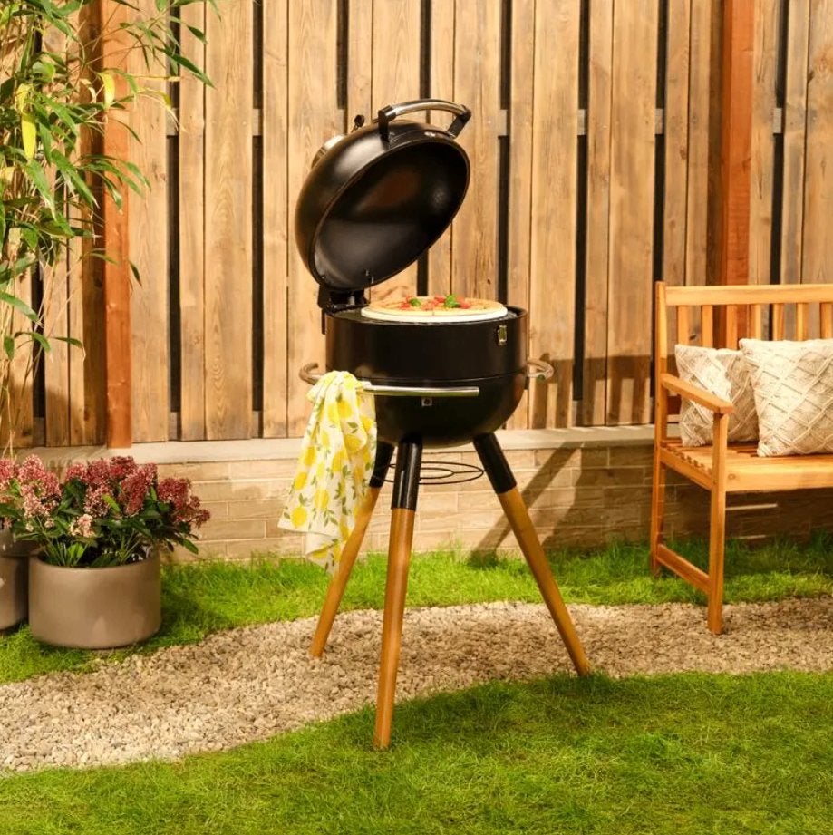 EGG barbecue met onderstel - Ø 41 cm, Ophalen, Zo goed als nieuw, SUMM EGG, Met accessoires