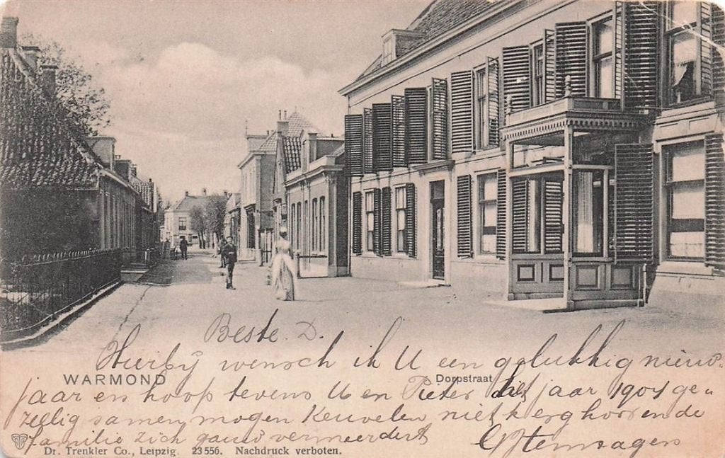 703-382-039 Warmond Dorpstraat, Ophalen of Verzenden, Voor 1920, Zuid-Holland
