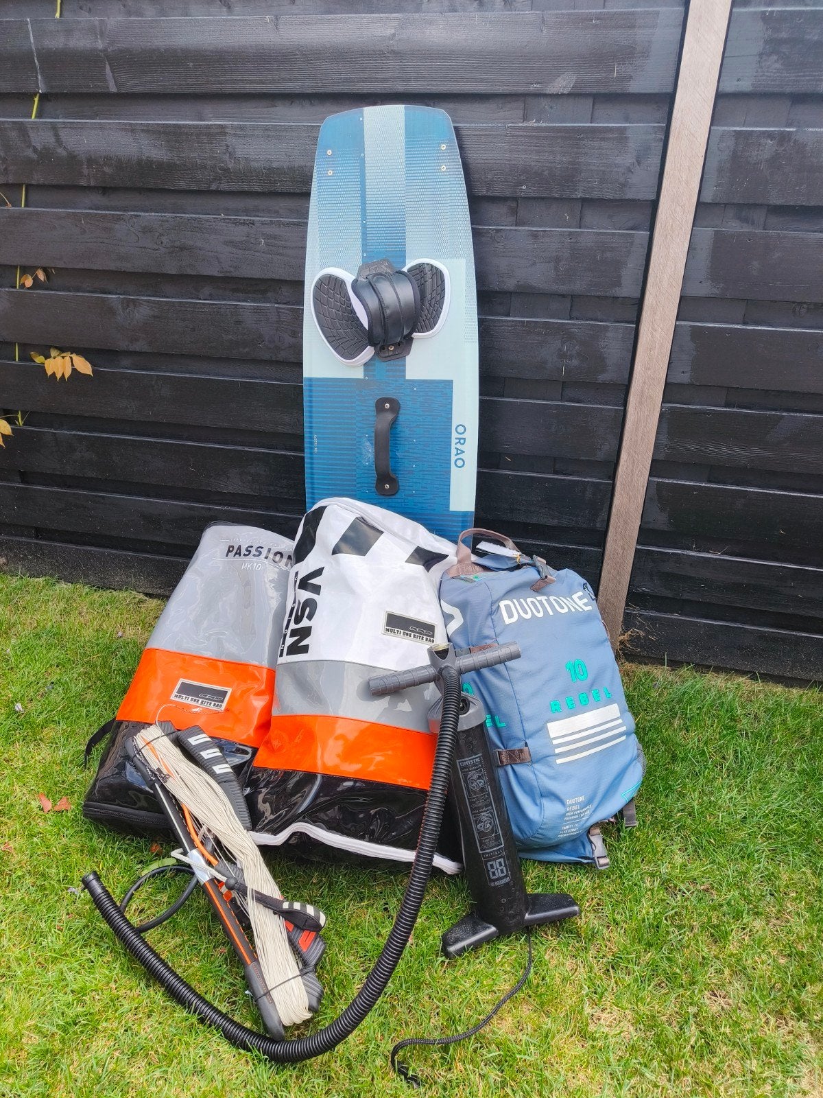 complete kiteset 8,10,12 m2 RRD, Duotone, Ophalen, Kitesurf-set, Twintip, 10 m²